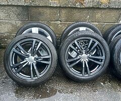 Audi A3,Vw,Skoda 18inch genuine alloy wheels with good tyres for sale