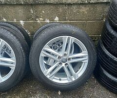 Audi Q5 19inch genuine alloy wheels with good tyres for sale - Image 3/7