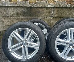 Audi Q5 19inch genuine alloy wheels with good tyres for sale - Image 6/7
