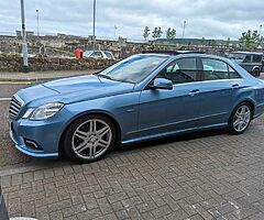2011 Mercedes-Benz E350 AMG SPORT BLUE EFCY AUTO
