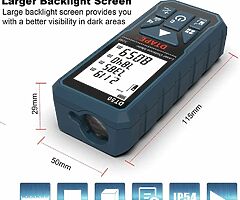 50 EUR Laser Measure 50M Portable Handle Digital Measure Tool Range Finder, Larger Backlit LCD 4 Li - Image 4/7
