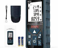 50 EUR Laser Measure 50M Portable Handle Digital Measure Tool Range Finder, Larger Backlit LCD 4 Li - Image 7/7
