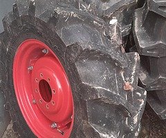 Tractor tyres off kubota new - Image 5/6