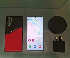 Samsung Galaxy Note 10 Plus 5G 256 GB Factory Unlocked + Fast Charger & Wireless Charger