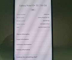 Samsung Galaxy Note 10 Plus 5G 256 GB Factory Unlocked + Fast Charger & Wireless Charger - Image 3/4