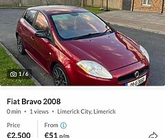 Fiat Bravo Tjet 150BHP