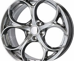 Alfa Romeo style alloy wheels 18'' 5x110 Saab Opel Vauxhall - Image 6/6