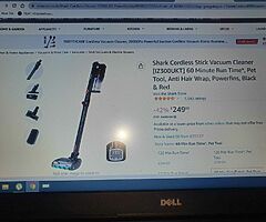 Shark  vacuum  cleaner  Iz300UKT - Image 7/8