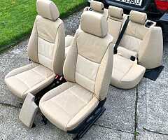 E90 leather interior