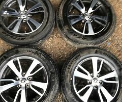 17’ Genuine Toyota 5x114,3 alloy wheels