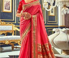 Beautiful peacock saree - Image 6/10