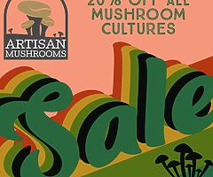 20% Off SALE On All Mushroom Cultures, Mushroom Grow Kits & Mycology Supplies. Sale Ends Friday