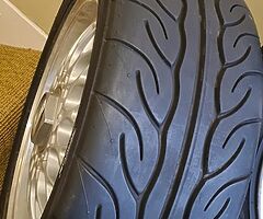 Rare Bbs orginal mx5 alloys ad08 tyres - Image 3/3