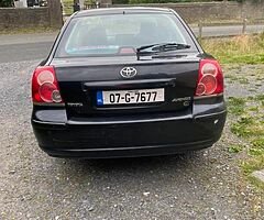 Toyota Avensis 2007 1.6 Petrol Nct&Tax
