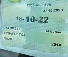 141 (2014)Mazda 3 Diesel sky Active Sport Trade Sale only with a Garage code . - Image 6/10