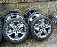 Audi vw skoda 18inch genuine alloy wheels with good tyres for sale - Image 3/3