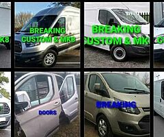 TRANSIT MK8 & CUSTOM PANELS
COMPLETE FRONTS 
ALL DOORS 
ALLOY WHEELS 
SIDE BARS ...