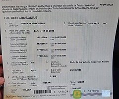 05 Nissan micra 1.L fresh Nct 26/08/23 Tax 08/22