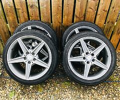 18” genuine Mercedes alloys