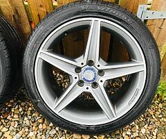 18” genuine Mercedes alloys