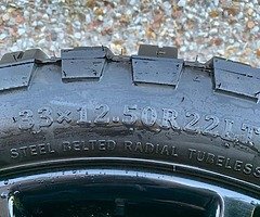 Range Rover Stormer 22 - inch Alloy Wheels with Brilliant All Terrain Tyres - Image 4/8