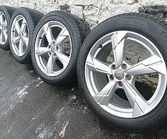 Audi A6 Alloys with very good tyres 225/55/18