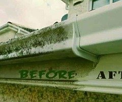 Gutters cleaned and sealed
