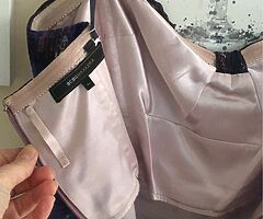 Maxmaria  silk dress as new size 8 boned bodice
