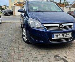 2011 Opel Zafira low tax 1.7cdti manual