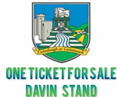 Ticket for Limerick match