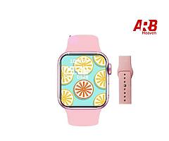 X8 Max Smart Watch 1.75 Inch Dialing Bluetooth Music Sports Sleep Monitoring Heart-rate -ROSE GOLD
