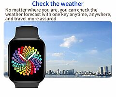 X8 Max Smart Watch 1.75 Inch Dialing Bluetooth Music Sports Sleep Monitoring Heart-rate -BLACK