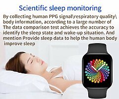 X8 Max Smart Watch 1.75 Inch Dialing Bluetooth Music Sports Sleep Monitoring Heart-rate -BLACK - Image 6/8