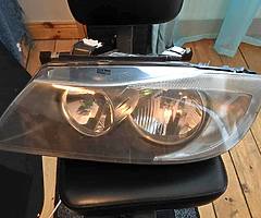 BMW E 90 headlights