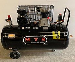 Brand new MTS 200 litre Air Compressor 3hp - Image 4/4
