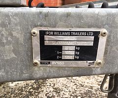 Ifor williams box trailer