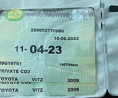 TOYOTA YARIS VITZ AUTOMATIC NCT’D - Image 8/9