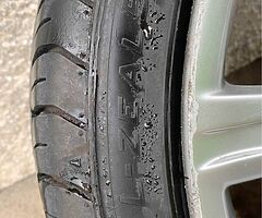 18” OEM Audi A6 Alloys with brand new tyres