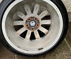 18” OEM Audi A6 Alloys with brand new tyres - Image 6/10