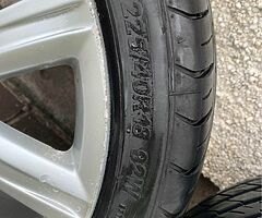 18” OEM Audi A6 Alloys with brand new tyres - Image 9/10