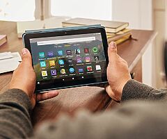 105€ Fire HD 8 Tablet, 8" HD display, 32 GB, Black , designed for portable entertainment - Image 5/6