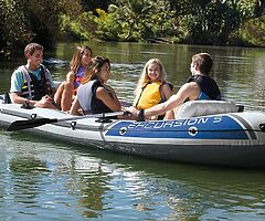 249€ 5 persons Inflatable Boat - 366 x 168 x 43 cm - 4 Pieces - Multicolor - Image 8/8