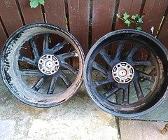 19 5x112 vw alloys no tyres or craxk or weld or etx need gone best offer take - Image 4/4