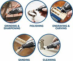 85€ Dremel Cordless Rotary Tool 3.6 V, Multi Tool Kit with 15 Accessories, Variable Speed - Image 5/8