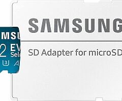 Samsung EVO Select 512GB microSDXC UHS-I U3 130MB/s Full HD & 4K UHD Memory Card inc. SD-Adapter