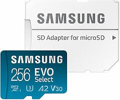 40€ 256GB microSDXC UHS-I U3 130MB/s Full HD & 4K UHD Memory