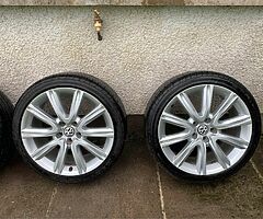18” OEM Audi A6 Alloys with brand new tyres