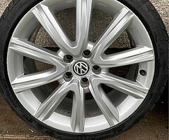 18” OEM Audi A6 Alloys with brand new tyres - Image 4/10
