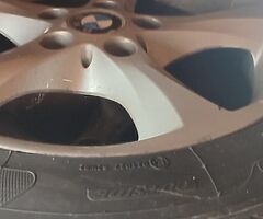 Bmw 1 series alloy wheels good tires