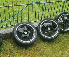 18 inch alloys rs5s 5x100 & 5x112 - Image 3/3